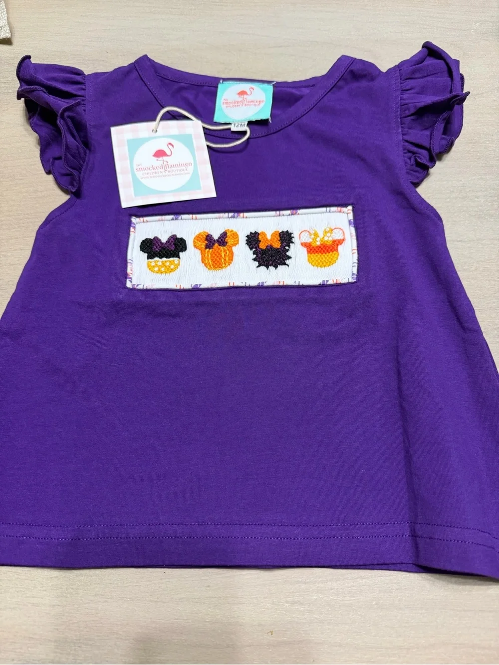 Smocked Halloween Disney Girls Set
